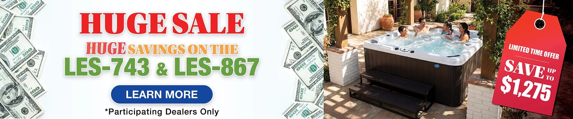 Calspas hot tub being used in a family setting - Elmhurst